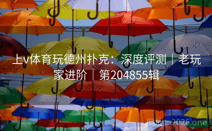 上v体育玩德州扑克：深度评测｜老玩家进阶｜第204855辑