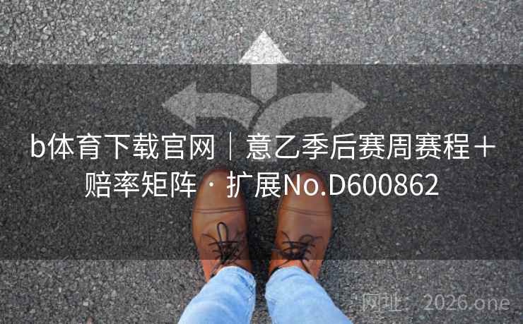 b体育下载官网｜意乙季后赛周赛程＋赔率矩阵 · 扩展No.D600862